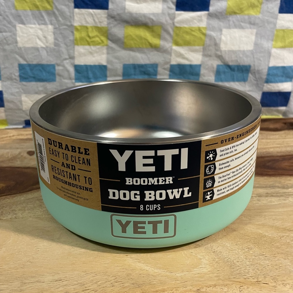 New Yeti Boomer dog bowl. 8 cups